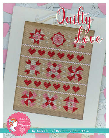 Quilty Love Cross Stitch pattern by Lori Holt for It's Sew Emma