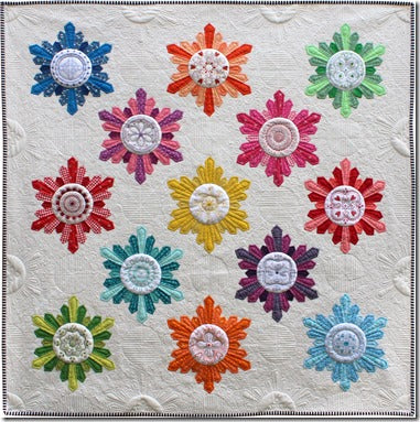 Razz-a-dazzle quilt pattern by Hugs'n Kisses