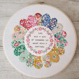 Remember the Little Things - pre-printed linen included by Lilabelle Lane
