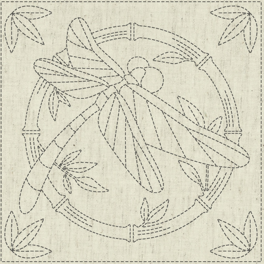 Sashiko Cloth by QH Textiles - KF2021-22 Summertime