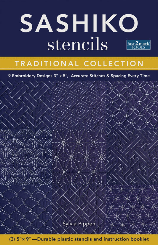 Sashiko Stencils: Traditional Collection by Sylvia Pippen