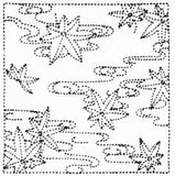 Sashiko Sampler Floating Maple Leaves - SC-H14/H214