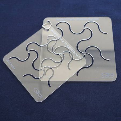 Sashiko Stencil by QH Textiles - Chidori-tsunagi