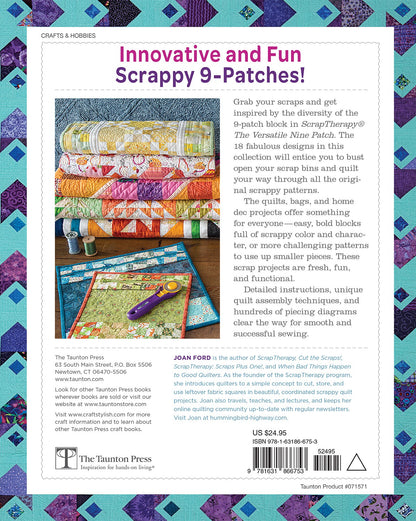 Scraptherapy - The Versatile Nine Patch by Joan Ford