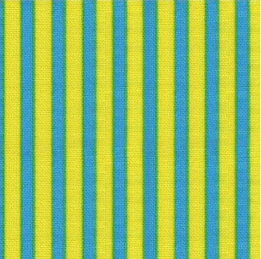 Stripe by Cosmo Textiles - Yellow and Blue