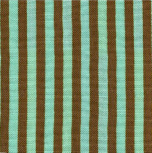 Stripe by Cosmo Textiles - Brown and Green