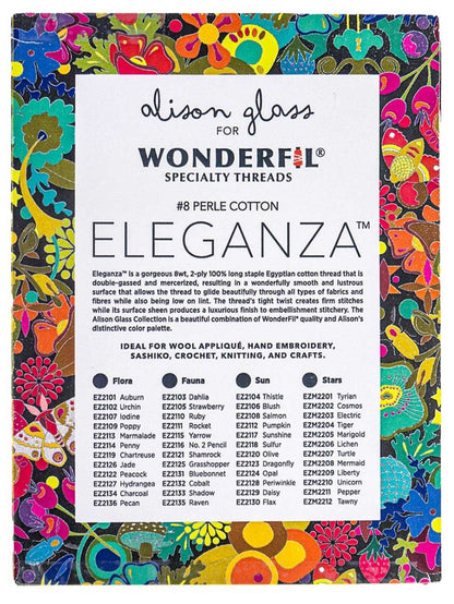 Perle Cotton Thread Box by Alison Glass for WonderFil - Flora