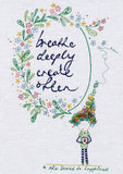The Secret to Happiness designed by Natalie Lymer for Cinderberry Stitches