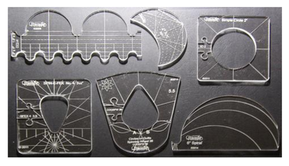 Sew Steady by Westalee Designs - Quilting Template Sampler Set **Low Shank Only**