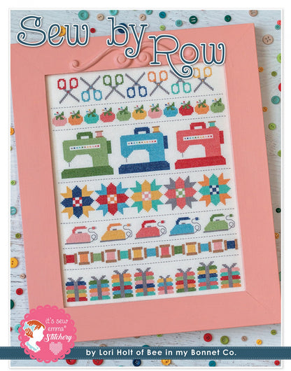 Sew by Row Cross Stitch pattern by Lori Holt for It's Sew Emma