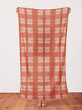 Shibori Dye Collection by Paintbrush Studio Fabrics - 120 21454 Pleat Plaid Peach