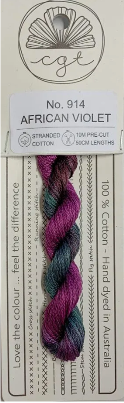 Signature Range by Cottage Garden Threads Multi-variegated Six-Stranded Floss 100 - 900s