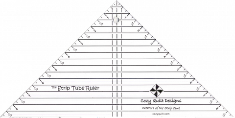 Strip Tube Ruler by Daniela Stout of Cozy Quilt Designs