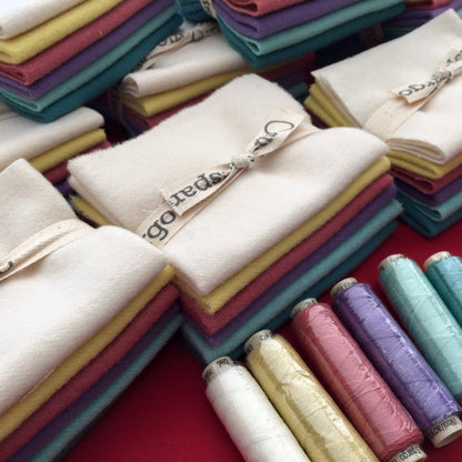 Sue Spargo Modern Solid Mill Dyed - Wool Bundle of the Month Program **Start Anytime!**