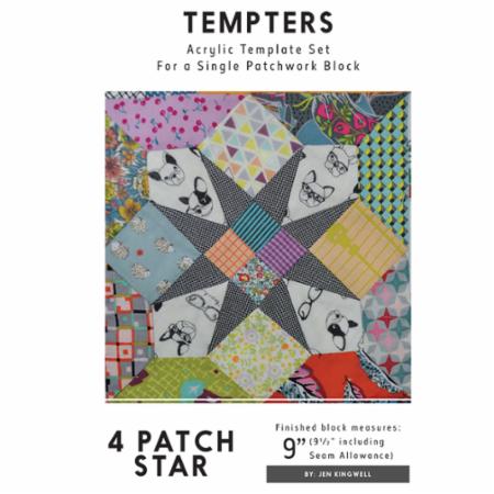 Tempters - 4 Patch Star by Jen Kingwell