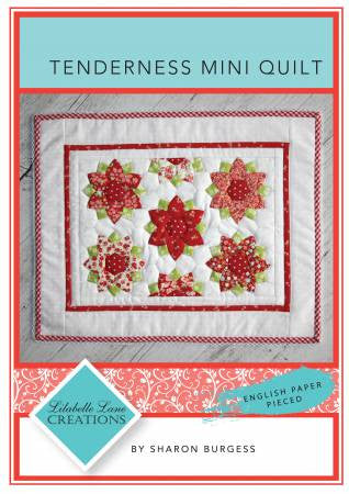 Tenderness Mini Quilt Pattern and Paper Pieces by Lilabelle Lane