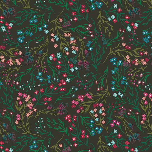The Flower Society by AGF Studio for Art Gallery Fabrics - TFS-99105 Windswept Nocturnal