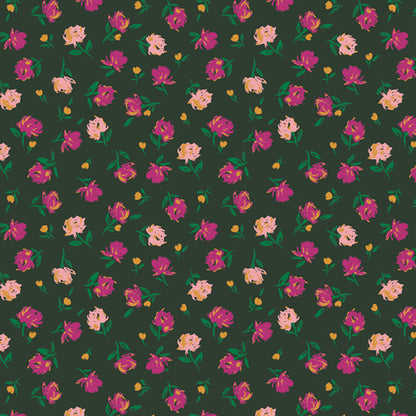 The Flower Society by AGF Studio for Art Gallery Fabrics - TFS-99115 Gentle Rosebuds Lunar