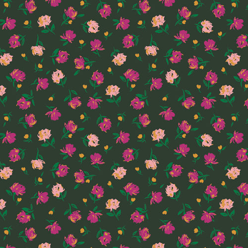 The Flower Society by AGF Studio for Art Gallery Fabrics - TFS-99115 Gentle Rosebuds Lunar
