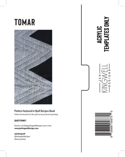 Tomar Cushion Acrylic Templates by Jen Kingwell Designs