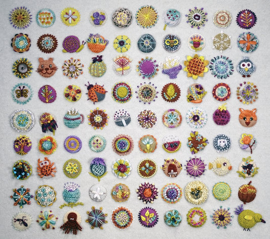 Toned-Down Circle Sampler Kit by Sue Spargo