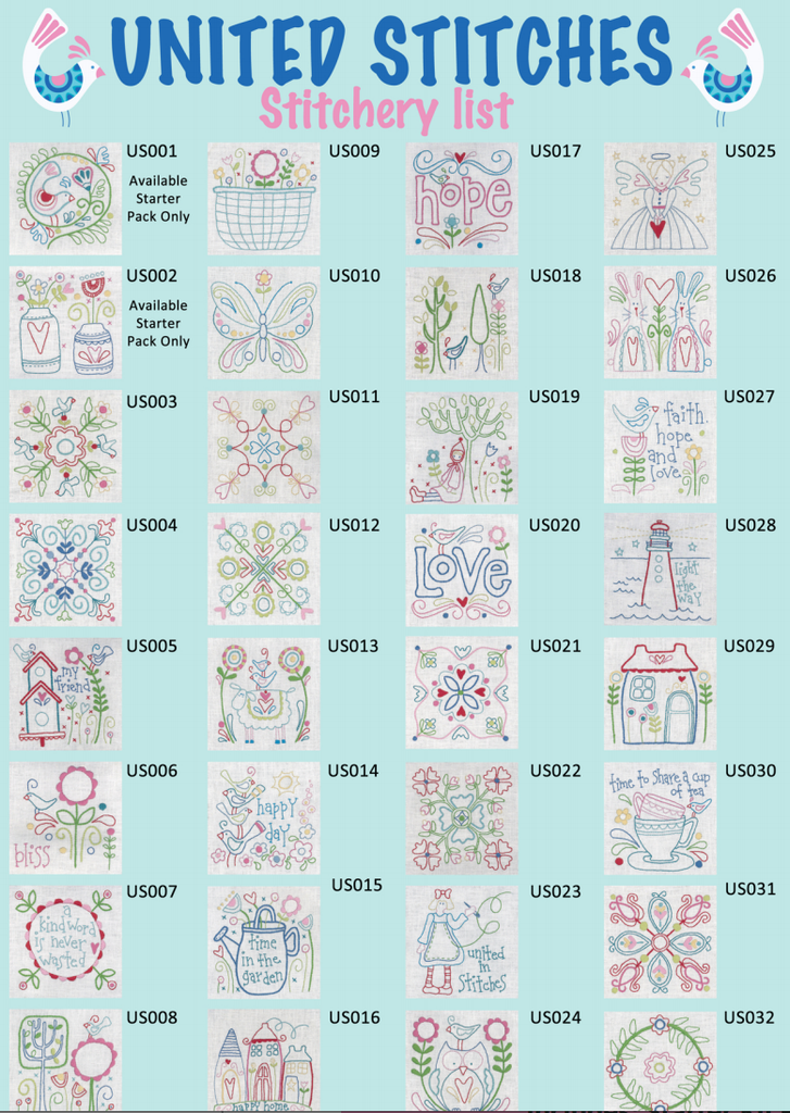 United Stitches Individual Mini Packages