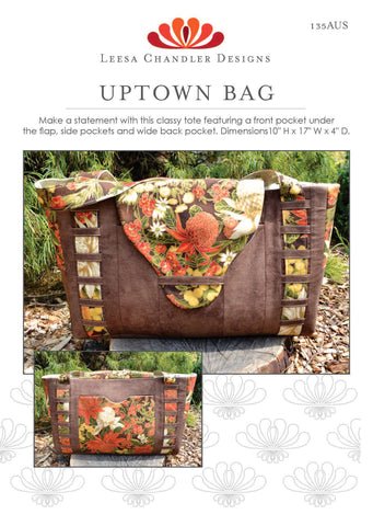 Uptown Bag pattern by Leesa Chandler Designs