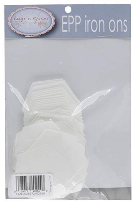 1 inch Hexagon EPP iron ons by Hugs'n Kisses