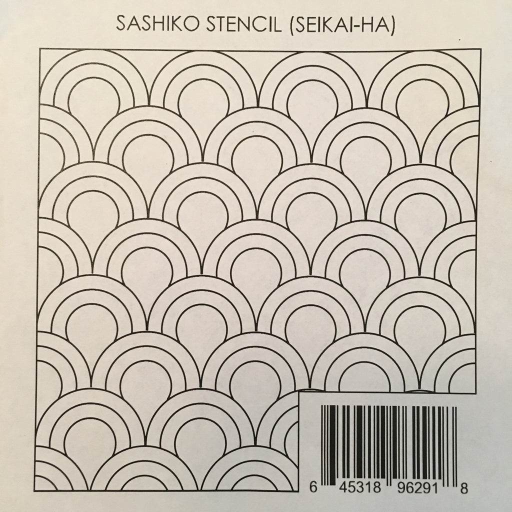Sashiko Stencil - Seikai-Ha