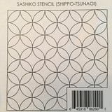 Sashiko Stencil by QH Textiles - Shippo tsunagi