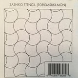 Sashiko Stencil by QH Textiles - Toridasuki mon