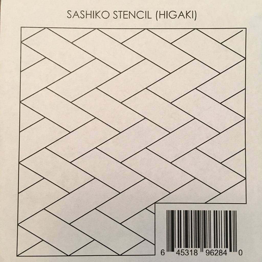 Sashiko Stencil - Higaki