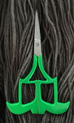 Lime Witch Boot Scissors